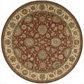 Nourison Living Treasures Area Rug Collection Rust 5 Ft 10 In. X 5 Ft 10 In. Round 99446673619
